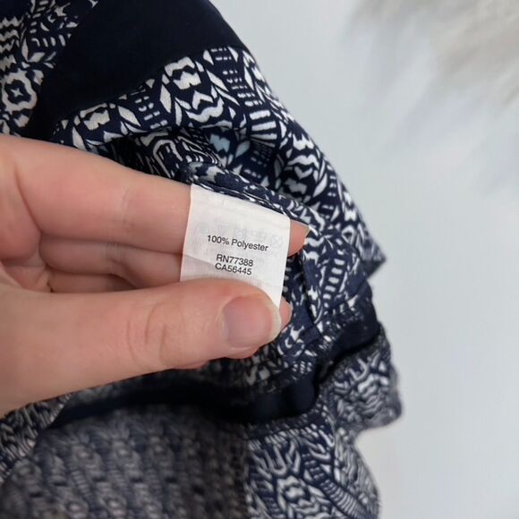 J.Crew Coastal Blue Short Sleeve Blouse - Picture 4 of 5